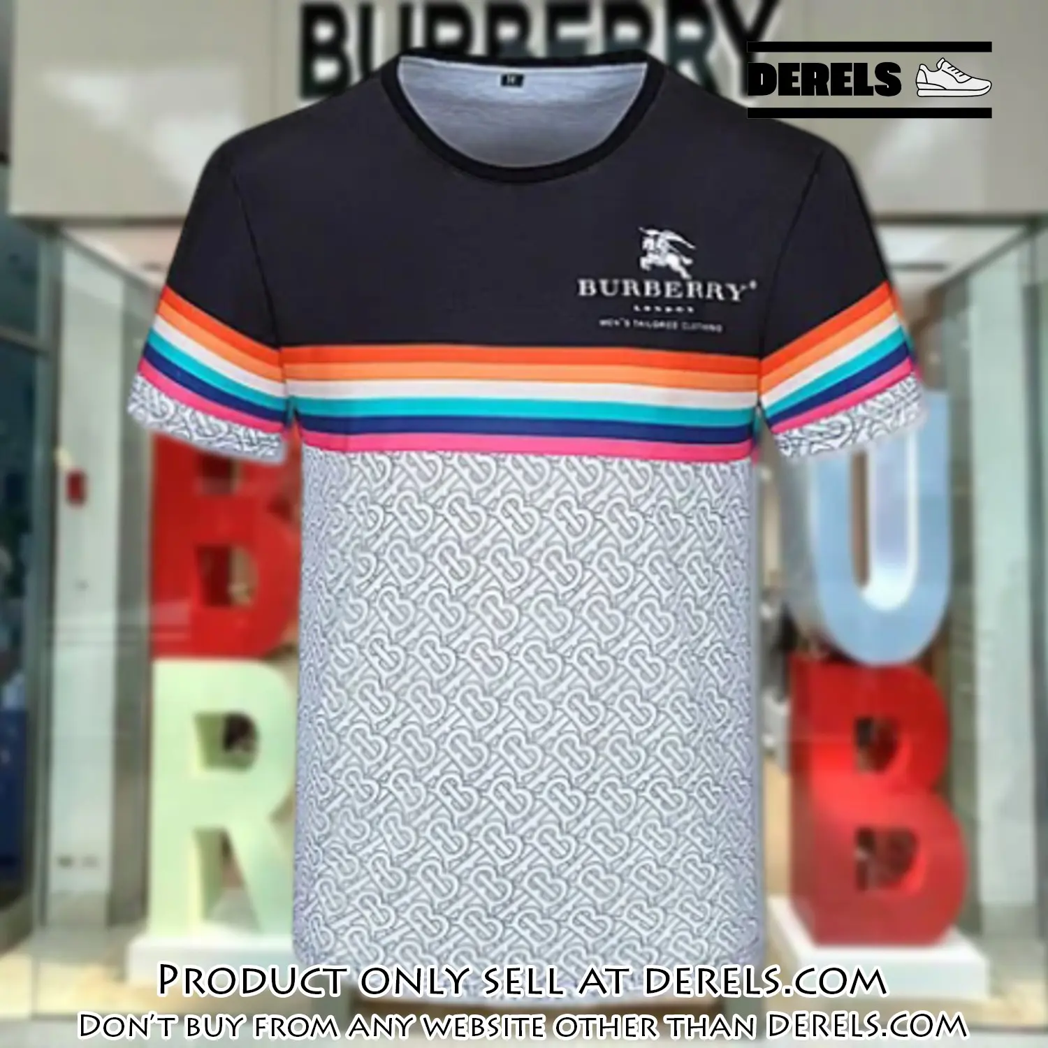 Burberry luxury brand unisex tshirt outfit for men women dr2332398